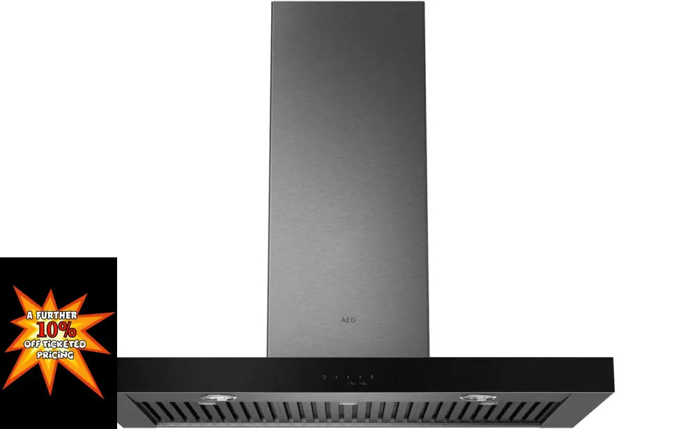 Aeg Dbr9980Hb -90Cm Canopy Rangehood With External Rooftop Motor Dr09