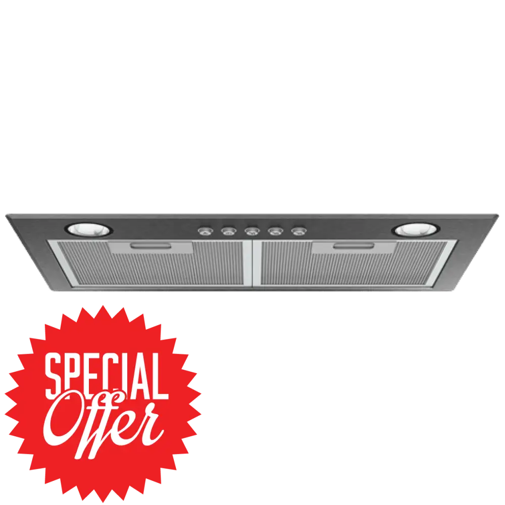 Aeg Dge3650Hb 50Cm Integrated Rangehood Dark Stainless