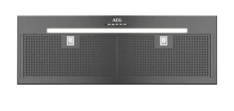 Aeg Dge7970Hb 86Cm Integrated Rangehood Dark Stainless