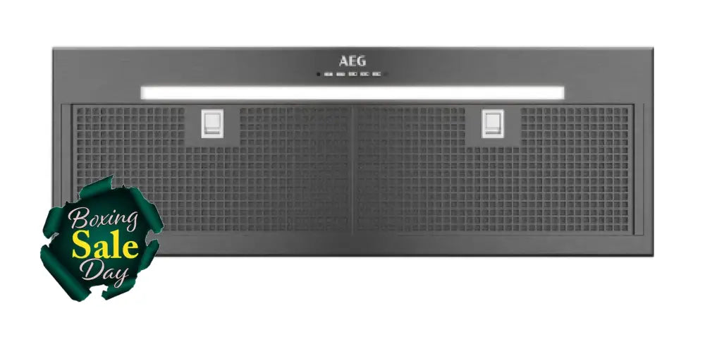 Aeg Dge7970Hb 86Cm Integrated Rangehood Dark Stainless