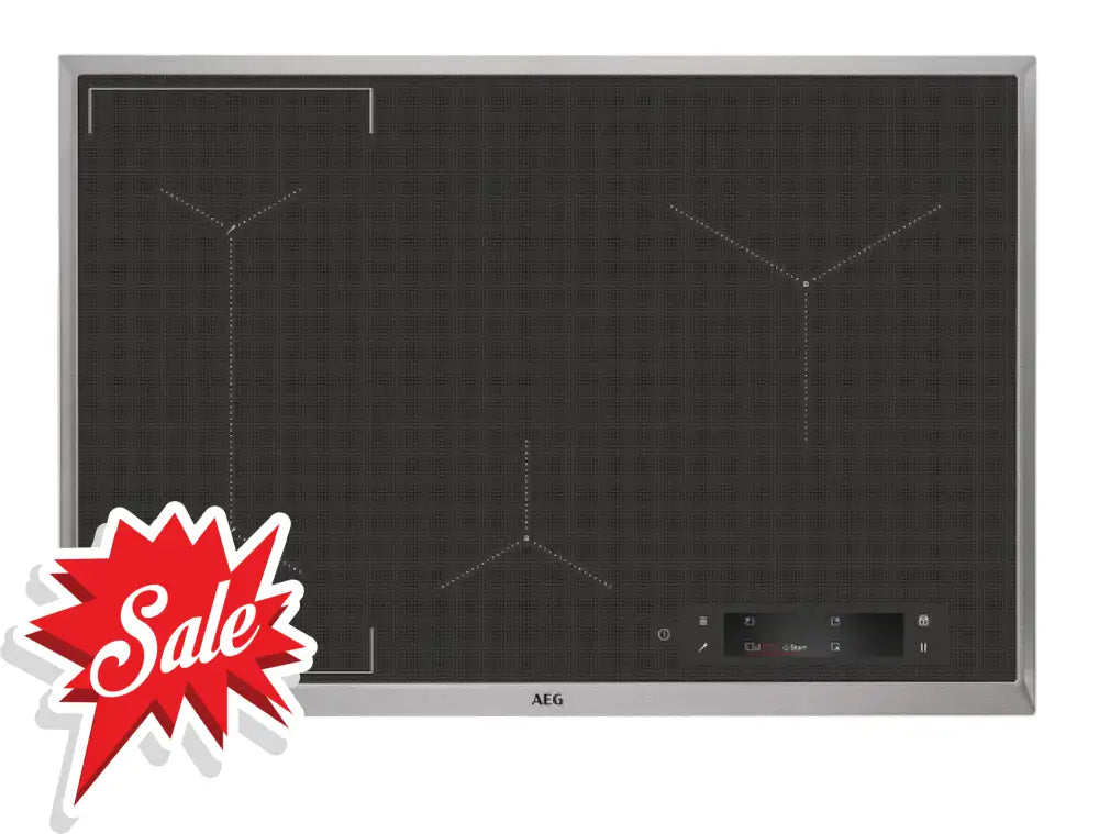 Aeg Iae84881Xb 80Cm Sensepro 4 Zone Induction Cooktop