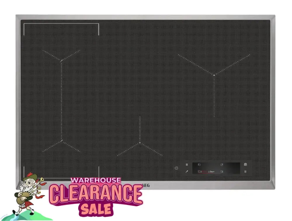 Aeg Iae84881Xb 80Cm Sensepro 4 Zone Induction Cooktop