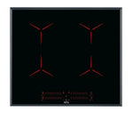 Aeg Ipe64551Fb 60Cm 4 Zone Pure Black Induction Cooktop