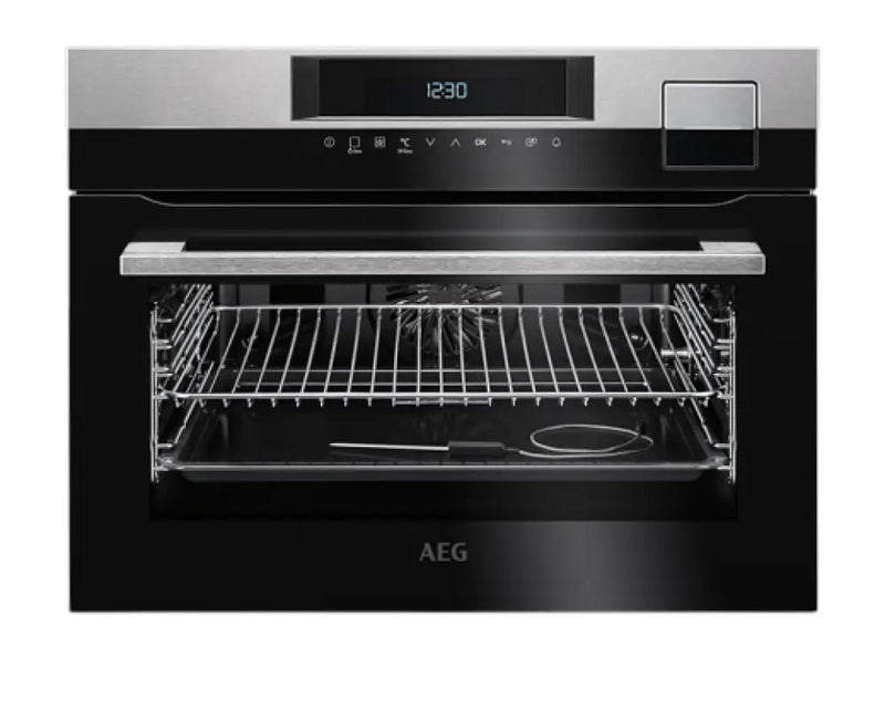 AEG KSK792220M 45cm Stainless Steel Prosteam Oven Oven
