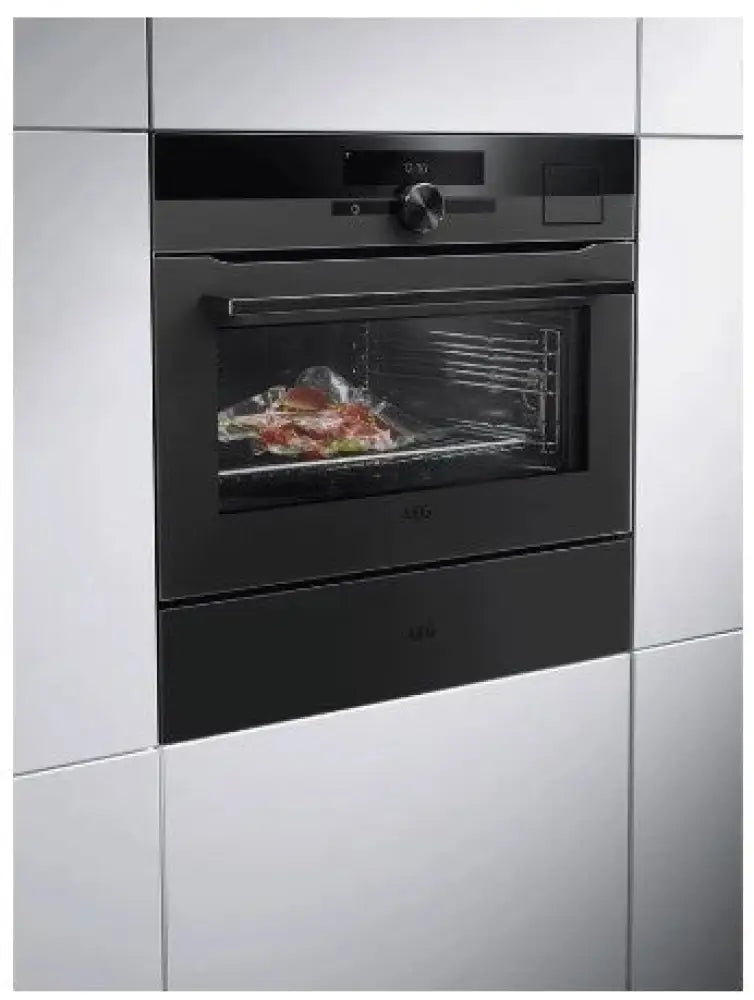 Aeg Ksk99733Pt 45Cm Steampro Compact Built-In Oven