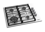Whirlpool AKC640IXOC 60cm 4 Burner Gas Cooktop Stainless Steel