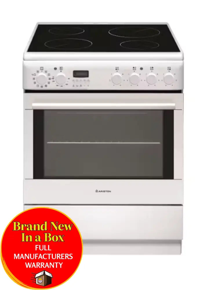 Ariston A6Vmh60Waus 60Cm Upright Freestanding Cooker - White