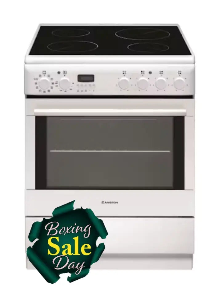 Ariston A6Vmh60Waus 60Cm Upright Freestanding Cooker - White