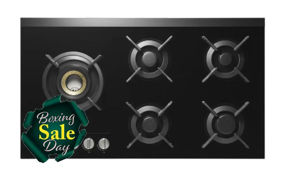 Asko Hg1935Ad Gas Cooktop In Black Ceramic Glass