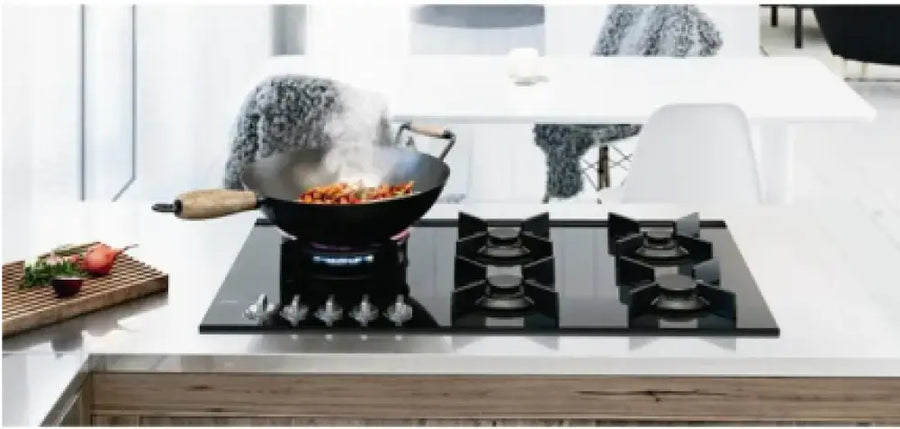 Asko Hg1935Ad Gas Cooktop In Black Ceramic Glass