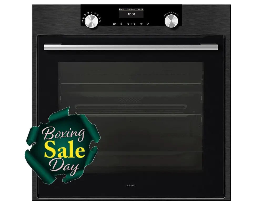 Asko Op8664B 60Cm Dark Stainless Steel Pyrolytic Oven