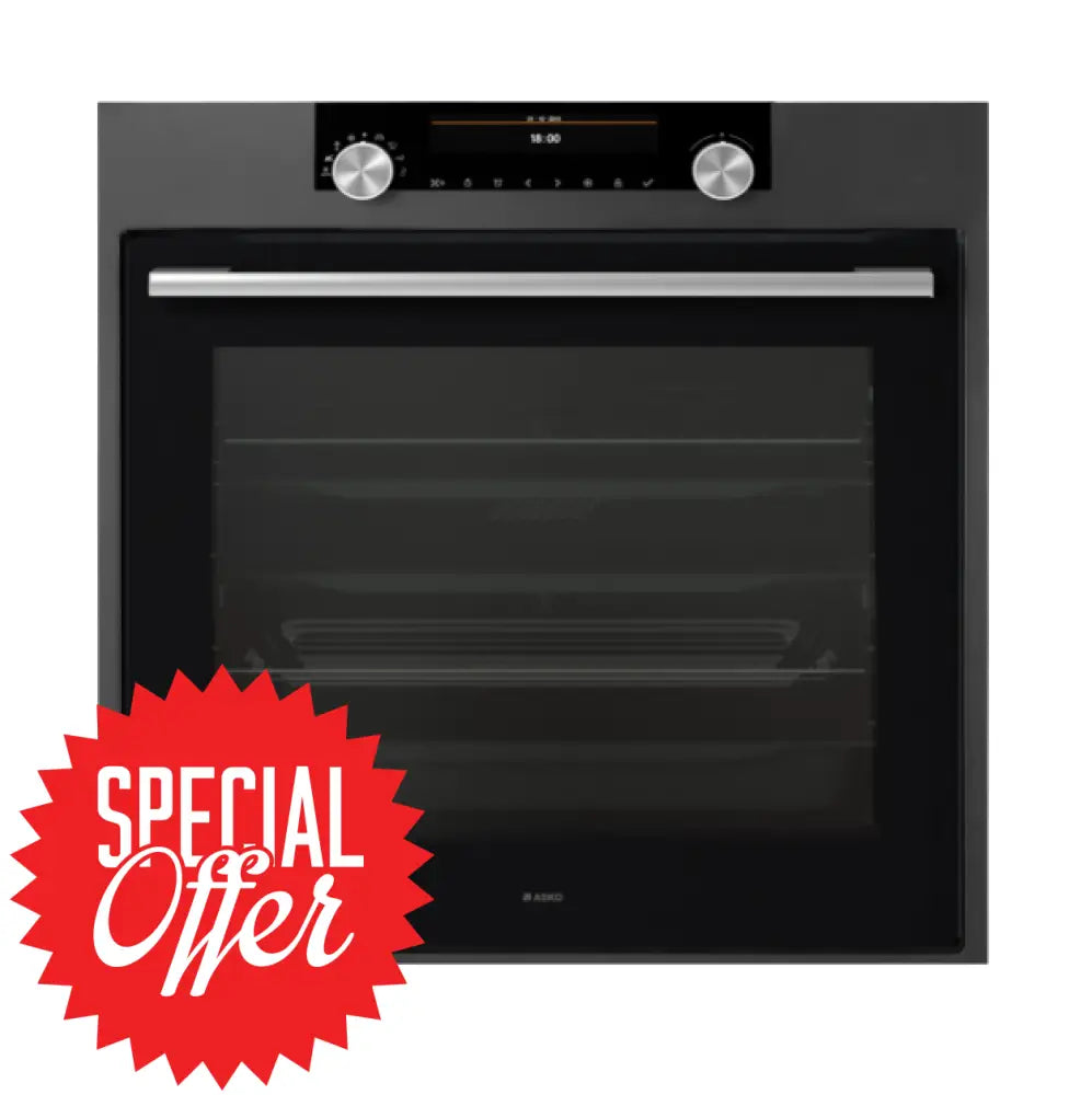 Asko Op8687A 60Cm Pyrolytic Built-In Oven Graphite Black