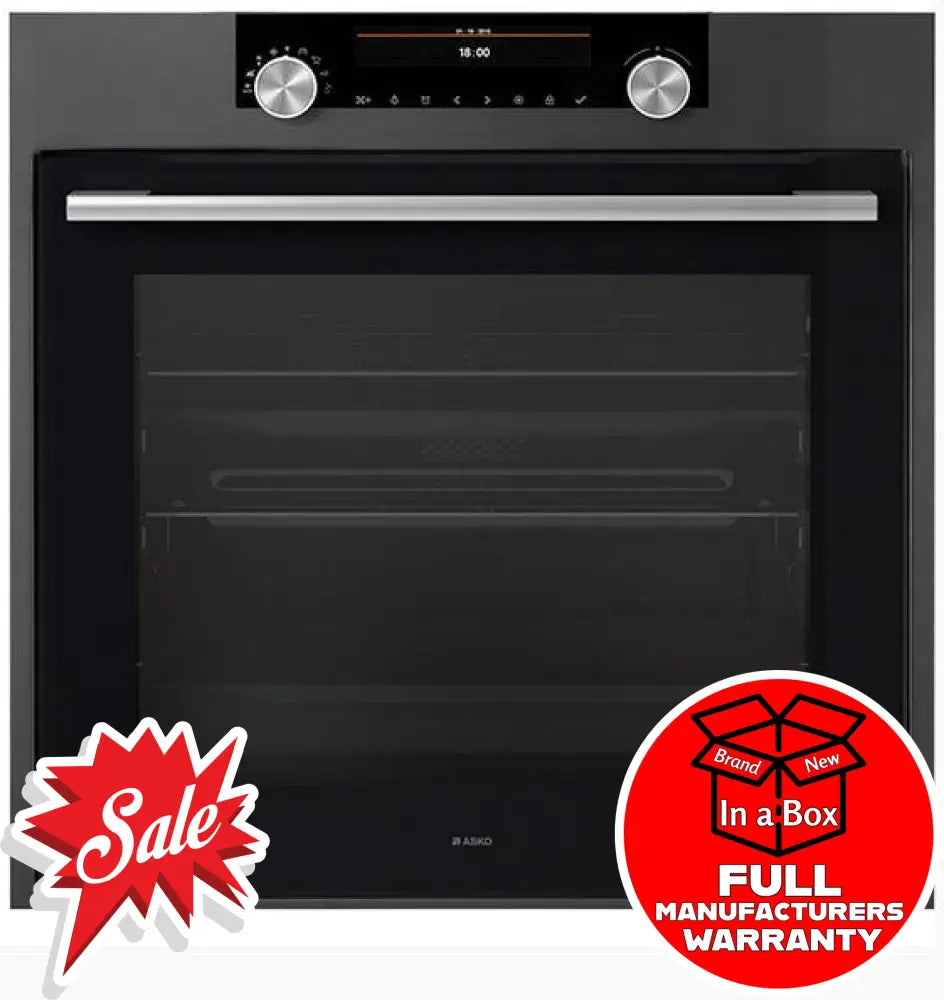 Asko Ot8637A -60Cm Electric Built-In Oven Anthracite