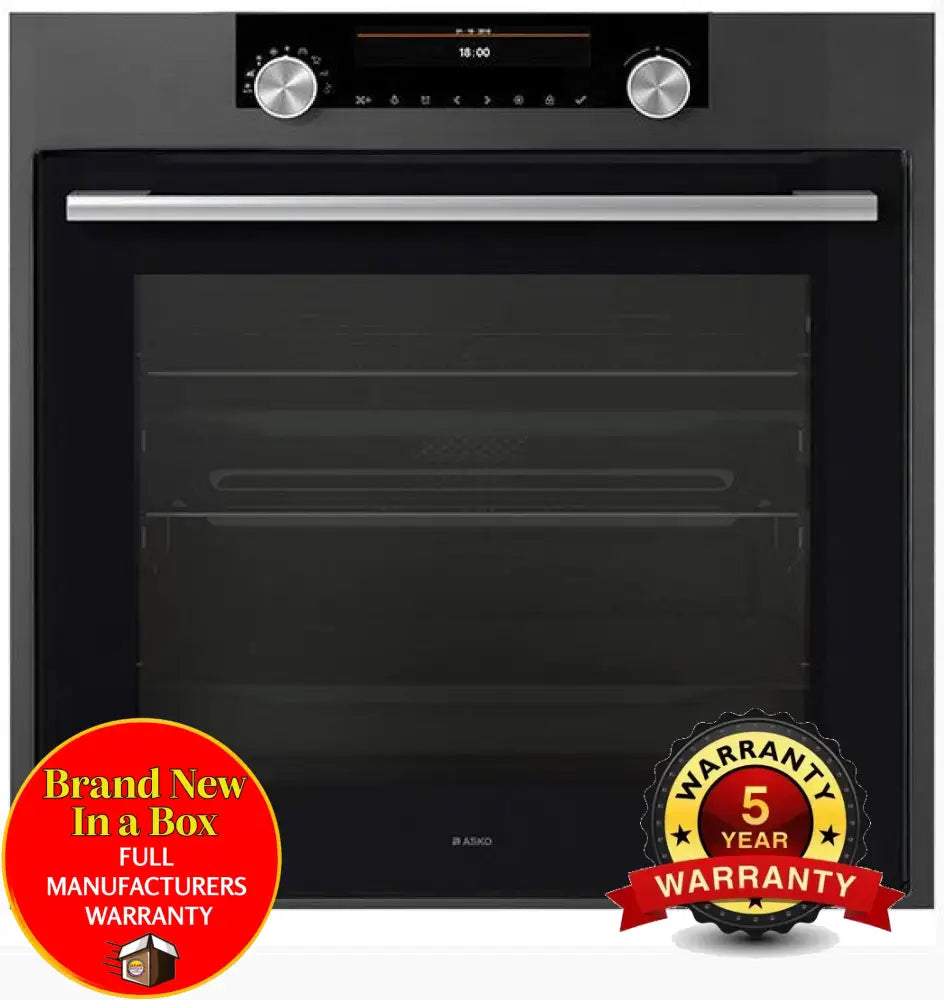 Asko Ot8637A -60Cm Electric Built-In Oven Anthracite