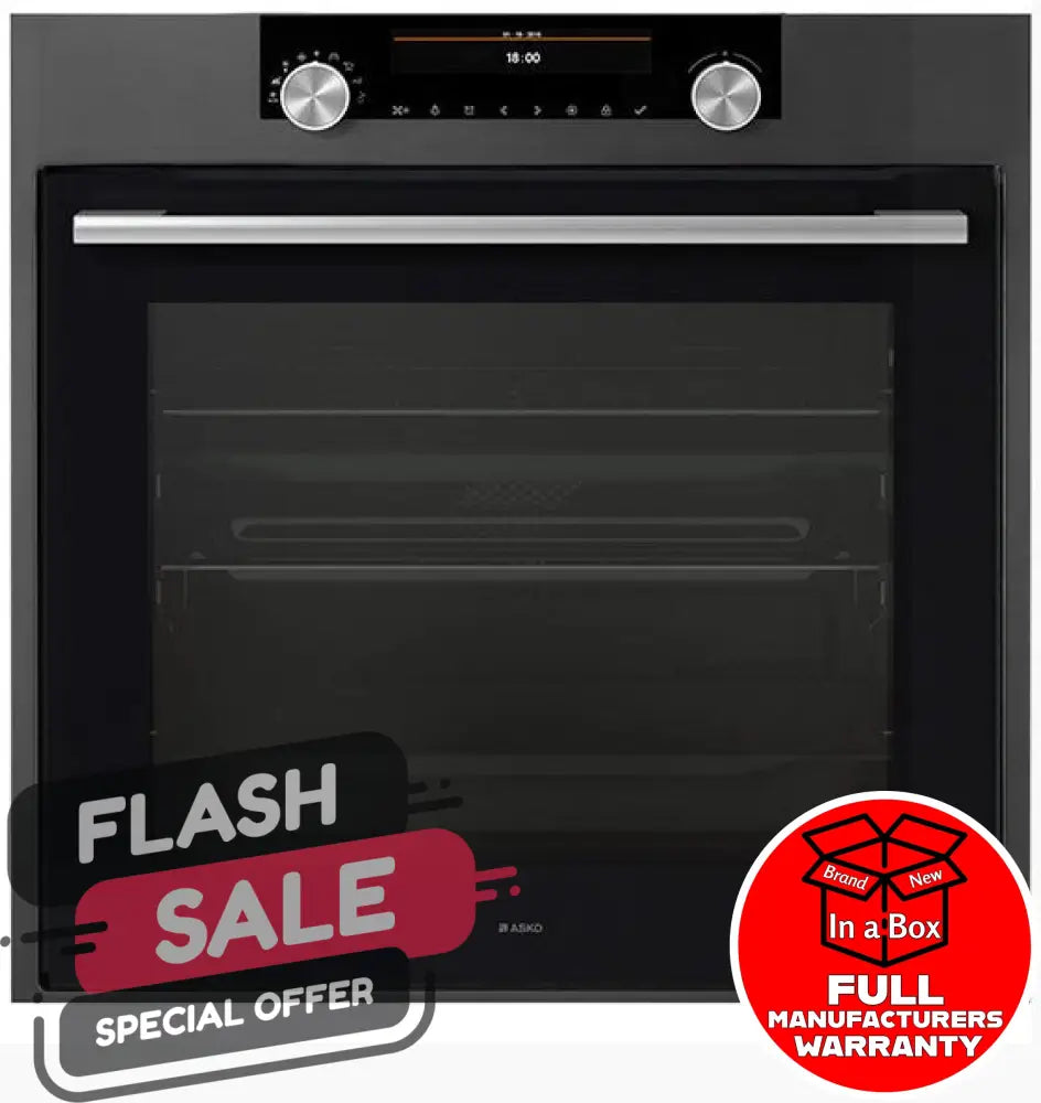 Asko Ot8637A -60Cm Electric Built-In Oven Anthracite