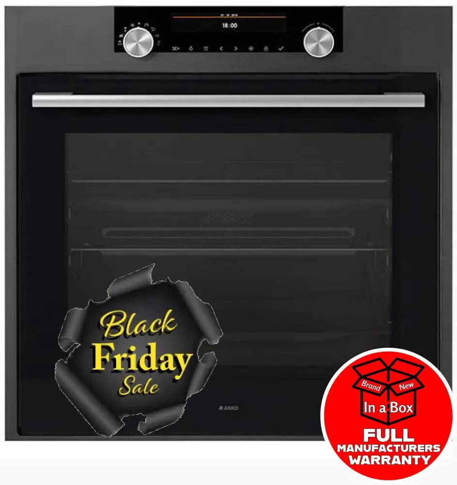 Asko Ot8637A -60Cm Electric Built-In Oven Anthracite