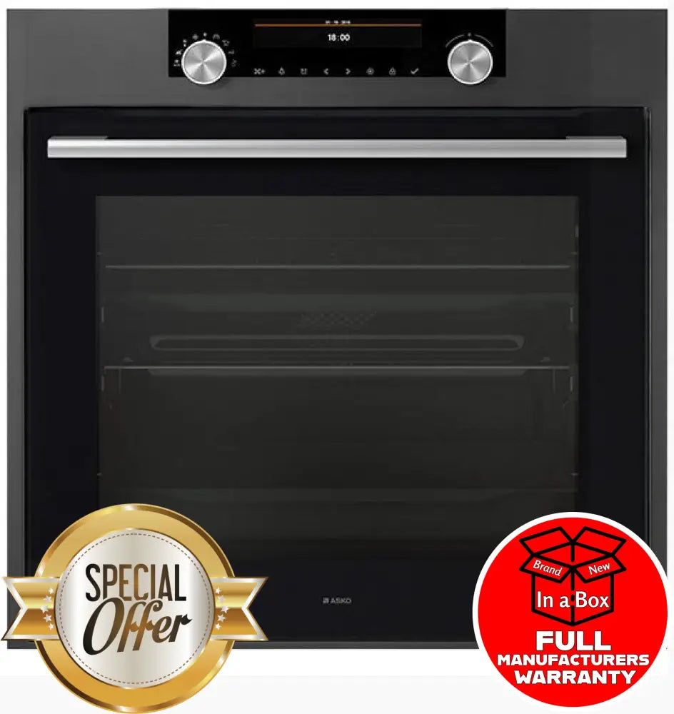 Asko Ot8637A -60Cm Electric Built-In Oven Anthracite