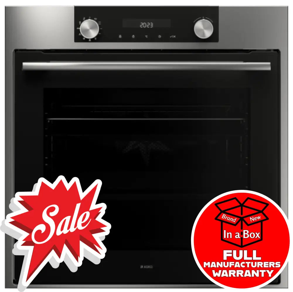 Asko Ot8637S 60Cm Electric Built-In Oven Silver