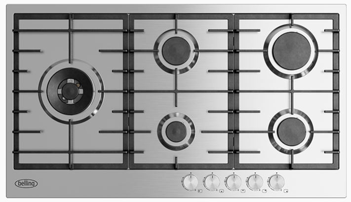 Belling BDC905LS 90cm Gas Cooktop Stainless Steel