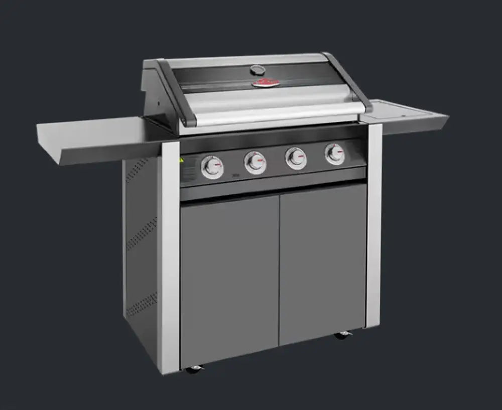 Beef Eater Bbg1640Da 1600 Series Dark 4 Burner Built In Bbq With Free Trolley Btr1641Da