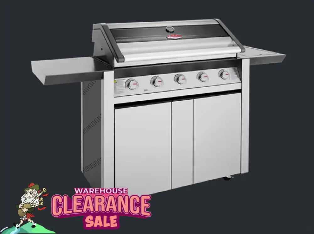 Beef Eater Bbg1650Sa 1600 Series 5 Burner Built - In Bbq With Free Btr1651Sa Trolley With Side