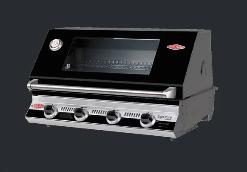 Beef Eater Bs19942 3000E Signature 4 Burner Built - In Bbq With Free Bs23640 Trolley Black Enamel