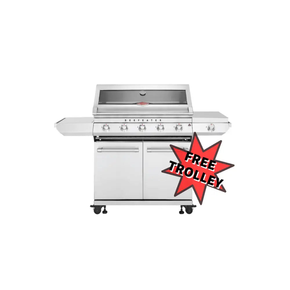 Beefeater Bbg7650Sa -7000 Classic 5 Burner Built In Bbq With Free Trolley