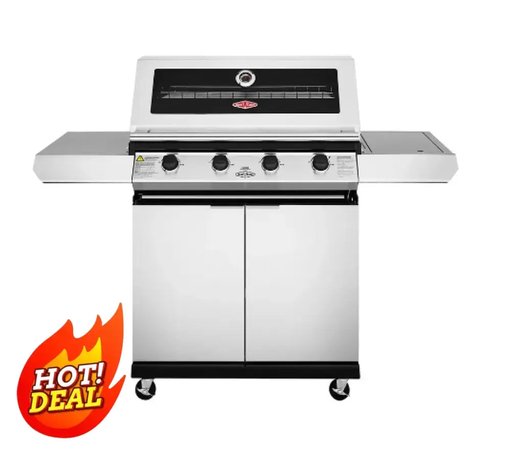 Beefeater Bmg1241Sb 1200 Series Stainless Steel 4 Burner Bbq & Trolley Side (Bbg1240Sb/Btr1241Sb)