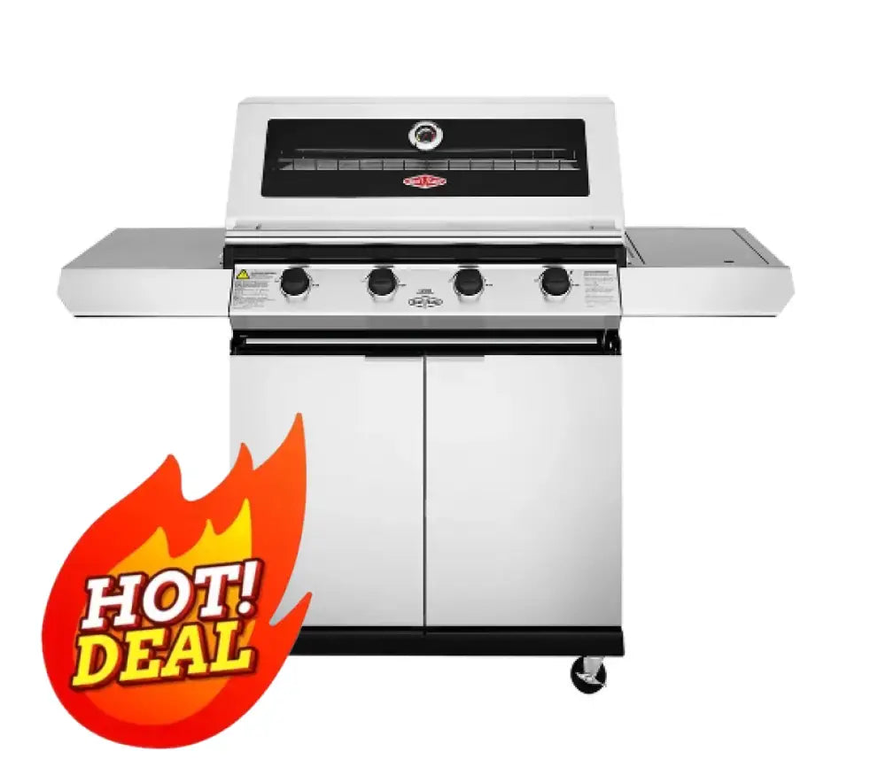 Beefeater Bmg1241Sb 1200 Series Stainless Steel 4 Burner Bbq & Trolley Side (Bbg1240Sb/Btr1241Sb)