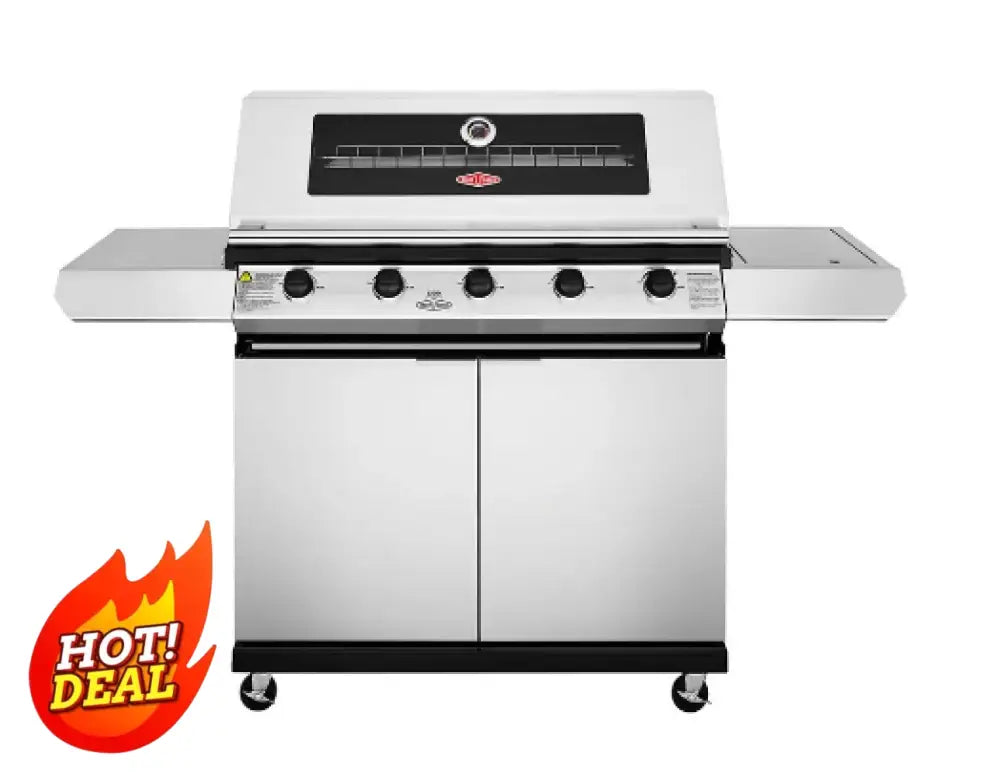 Beefeater Bmg1251Sb 1200 Series Stainless Steel 5 Burner Bbq & Trolley Side (Bbg1250Sb/Btr1251Sb)