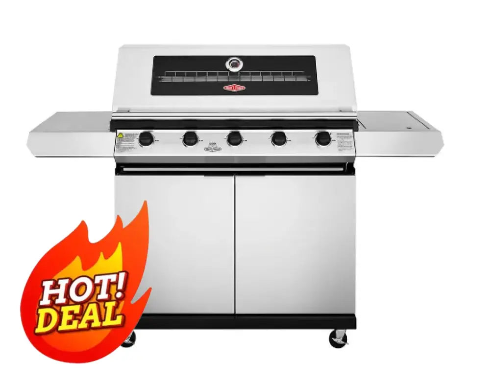 Beefeater Bmg1251Sb 1200 Series Stainless Steel 5 Burner Bbq & Trolley Side (Bbg1250Sb/Btr1251Sb)