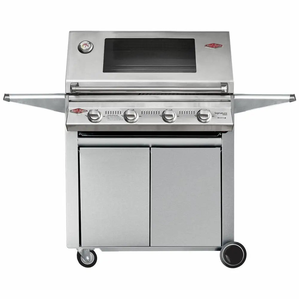 Beefeater Bs12840+Bs23640 Signature 3000S 4 Burner Built-In Lpg Bbq With Bonus Mobile Cabnet Bs23640