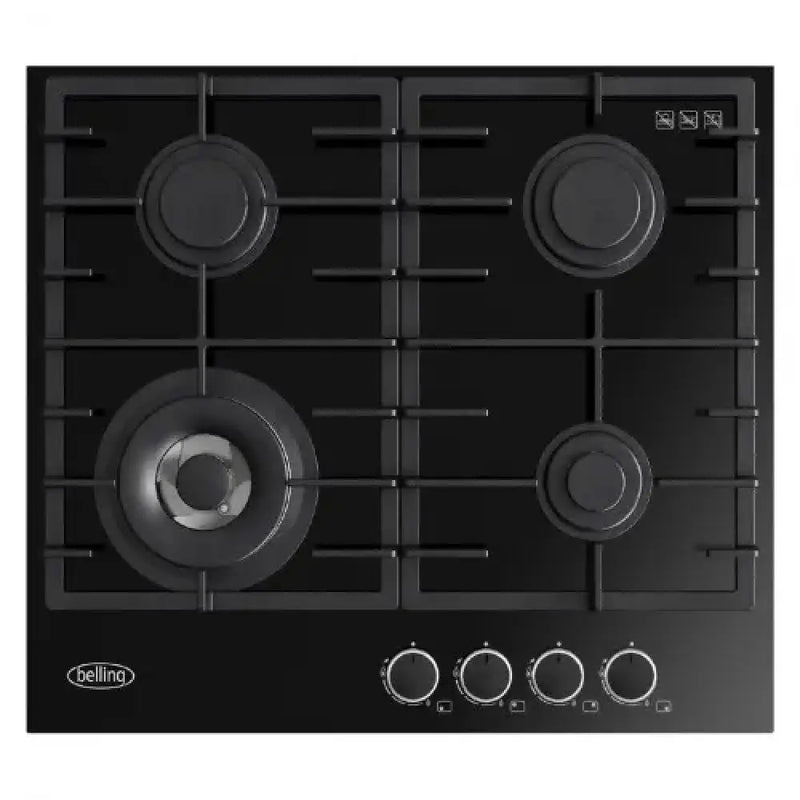 Belling BDC604BK 60cm Gas-Thru-Glass Cooktop Cooktop