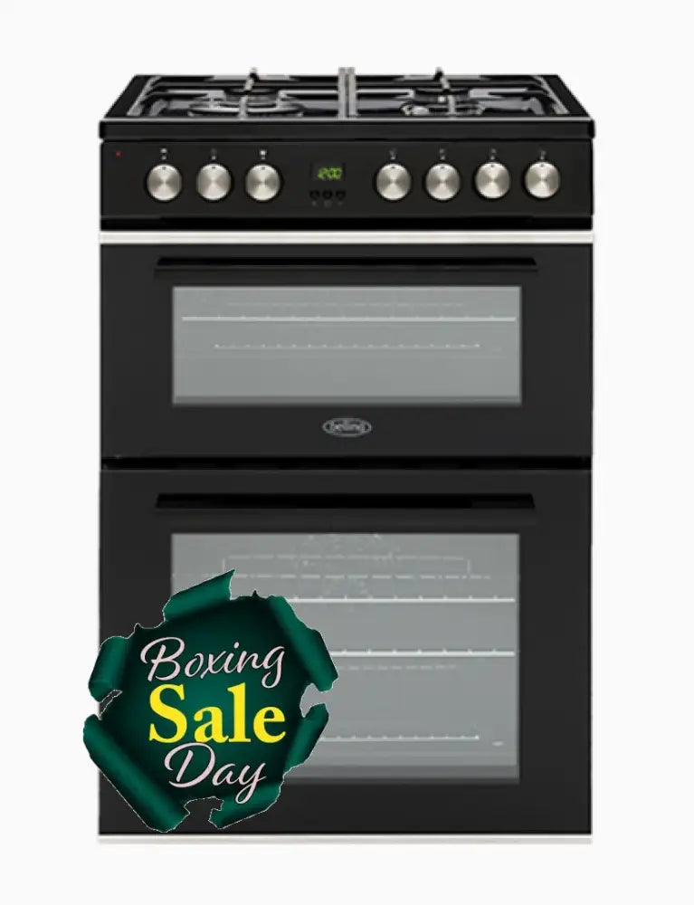 Belling Bfs60Dogg 60Cm Gas Freestanding Cooker Cooktop And Double Oven Ovens