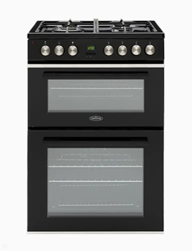 Belling Bfs60Dogg 60Cm Gas Freestanding Cooker Cooktop And Double Oven Ovens