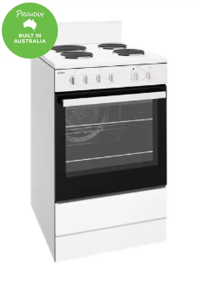 Chef Cfe536Wb 54Cm White Freestanding Cooker Upright