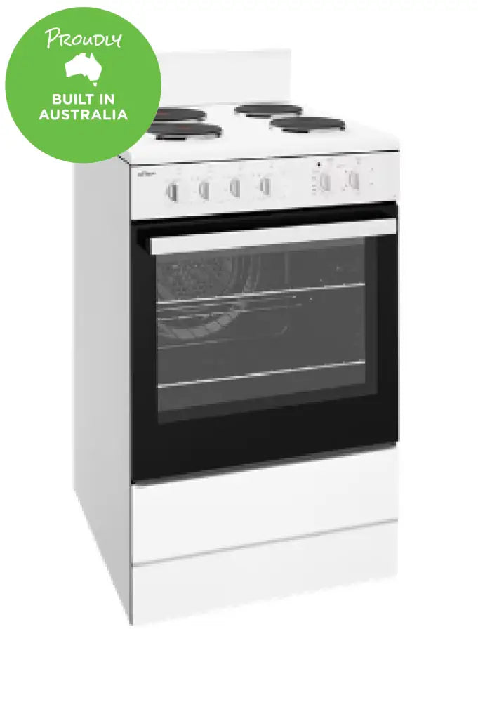 Chef Cfe536Wb 54Cm White Freestanding Cooker Upright