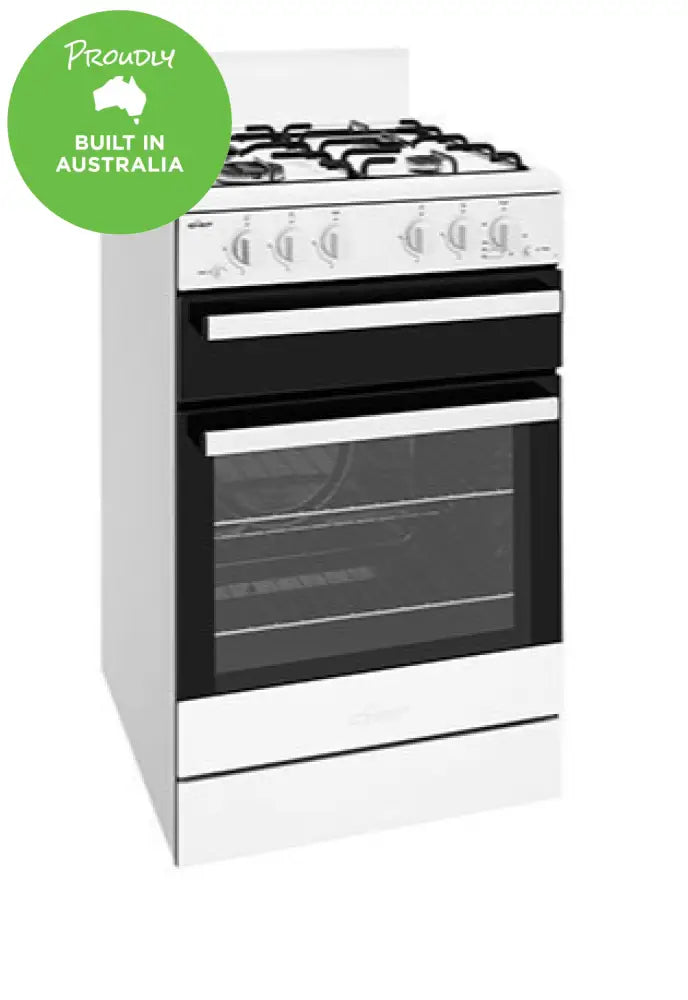 Chef Cfg503Wblp 54Cm Freestanding Lpg Gas Oven/Stove Upright