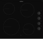 Chef Chc642Bb 60Cm 4 Zone Ceramic Cooktop
