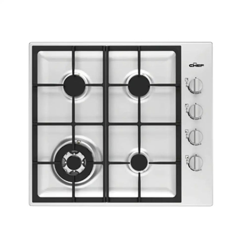 Chef Chg644Sc 60Cm Gas Cooktop Stainless Steel
