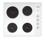 Chef CHS642WB 60cm 4 Zone Electric Solid Cooktop Cooktop