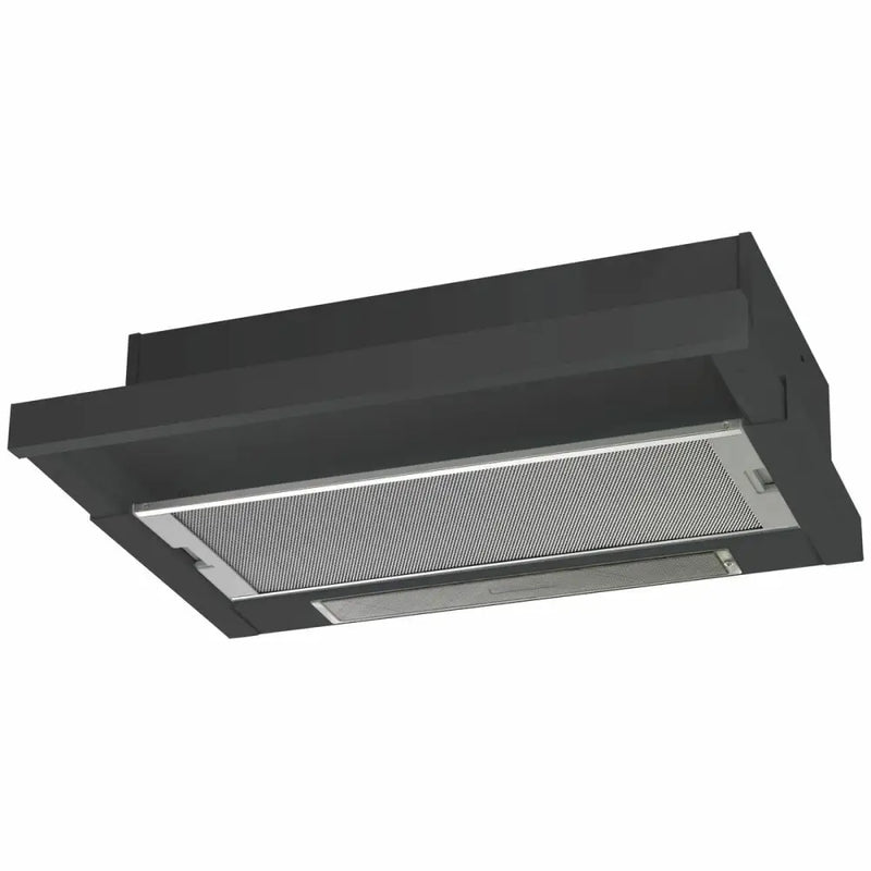 Chef Crr612Db 60Cm Slide-Out Rangehood Black Front Rangehood