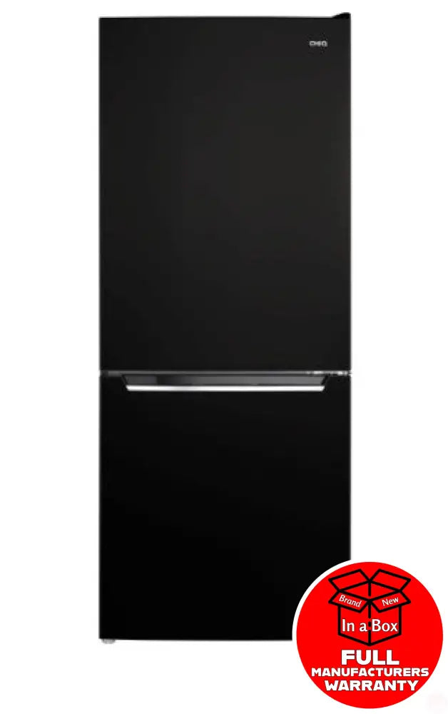 Chiq Cbm280Nb3 283L Bottom Mount Fridge (Black) *