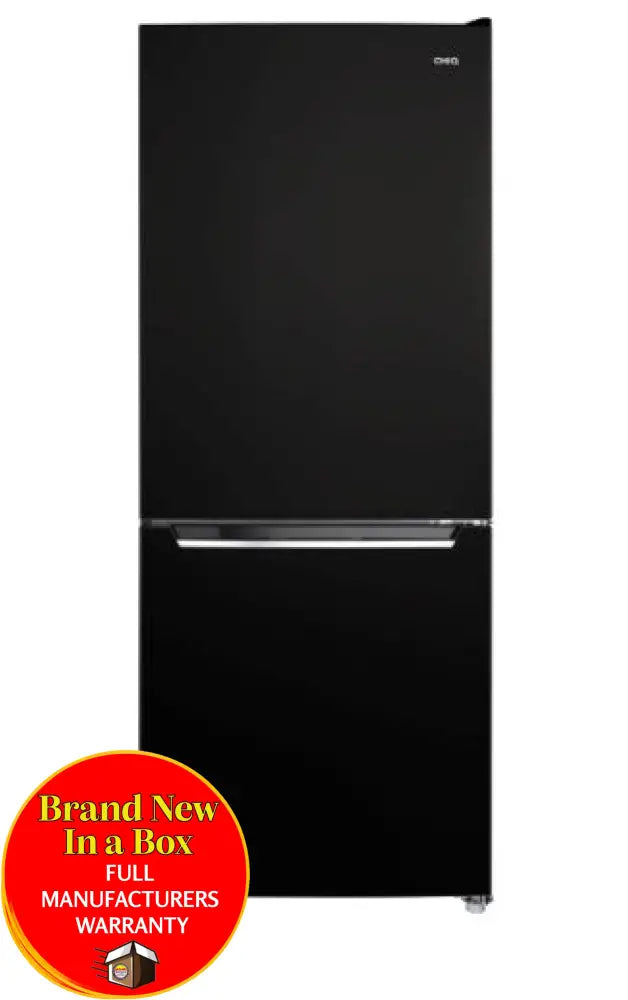 Chiq Cbm280Nb3 283L Bottom Mount Fridge (Black) *