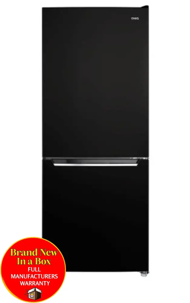 Chiq Cbm280Nb3 283L Bottom Mount Fridge (Black) *