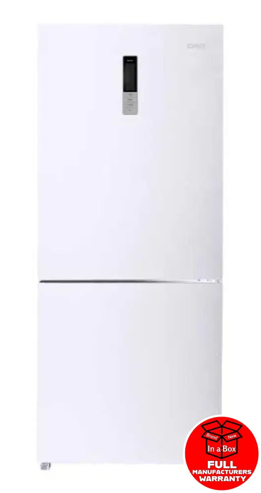 Chiq Cbm396Nw3 396L Bottom Mount Fridge White