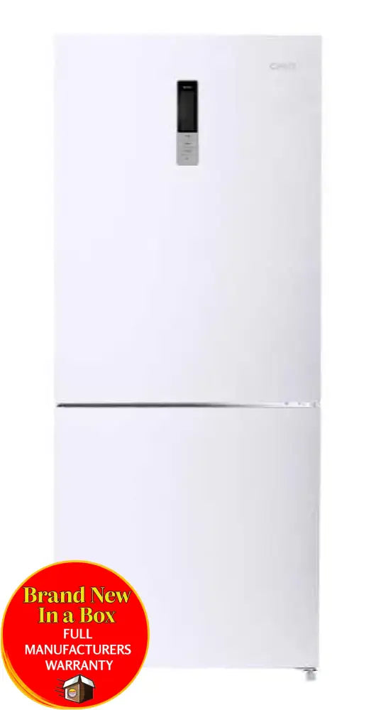 Chiq Cbm396Nw3 396L Bottom Mount Fridge White