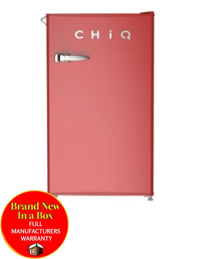 Chiq Crsr089Dr 90 Litre Retro Style Bar Fridge Red