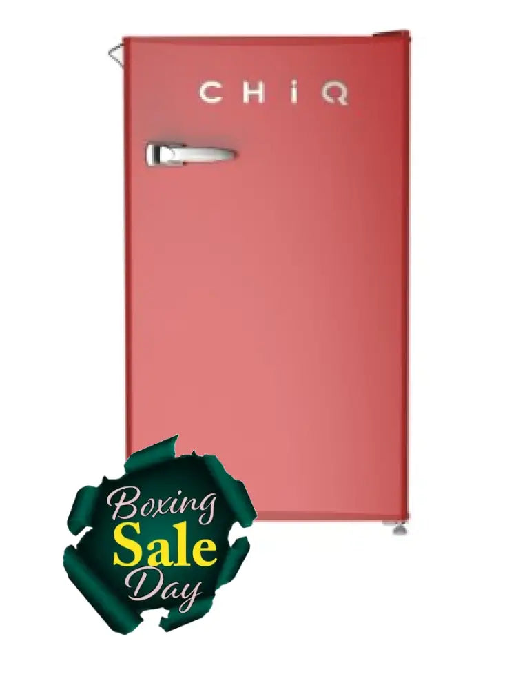 Chiq Crsr089Dr 90 Litre Retro Style Bar Fridge Red