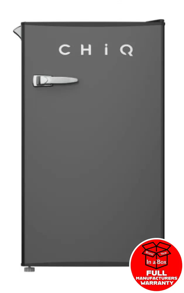 Chiq Crsr090Db -90 Litre Retro Style Bar Fridge Black